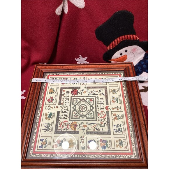 Shakespearean Garden Picture Signed & Framed Print Artist Robert Miller - '93 - Picture 15 of 16